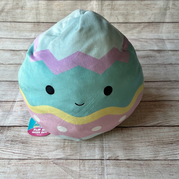 Squishmallows 12" Trina the Pink Chick and Waylon the Easter Egg 2-IN-1 - Picture 2 of 5